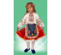 Украинская девочка (красный) 55