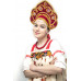 Русский народный костюм с душегреей (Хохлома)