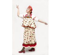 Русский народный костюм с душегреей (Хохлома)