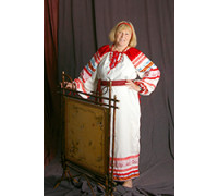 Русский народный костюм с поневой (платье) 81