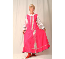 Русский народный костюм (розовый) 84